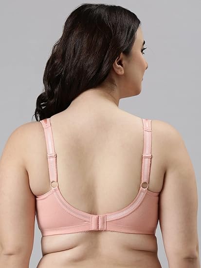 Enamor Full Support Super Lift Women's Cotton Minimizer Bra – Non-Padded, Wirefree, Full Coverage A112, Plus Sizes Available